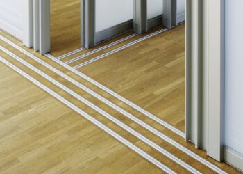 Zapuštěná Kolejnice Dřevěná Podlaha Iii., Zapuštěná Kolejnice Dlažba, zapuštěná vodící lišta posuvné dveře, pojezd, posuvné kování, pojezd posuvných dveří, kování pro posuvné dveře, kolejnice