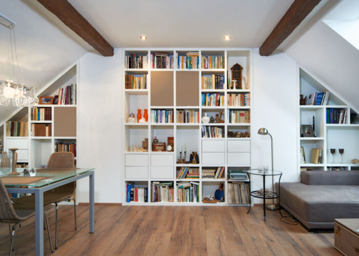 Sloped ceilings