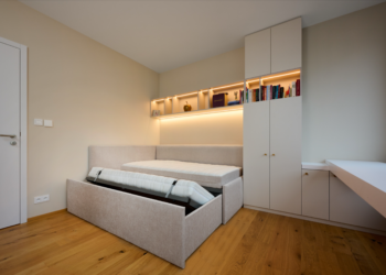 Sklopná Postel Rezervní Lůžko Realizace Studio Woodface